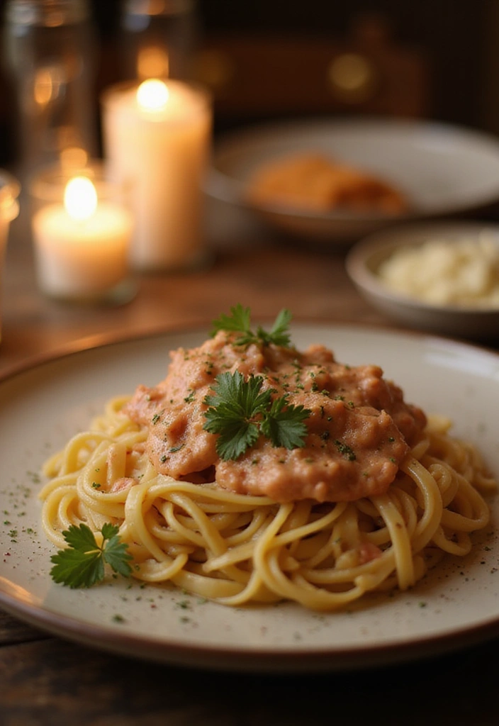 28 Easy Pink Pasta Sauce Recipes for Creamy Date Night Dinners 8 28 Easy Pink Pasta Sauce Recipes for Creamy Date Night Dinners - 2. Garlic Herb Pink Sauce