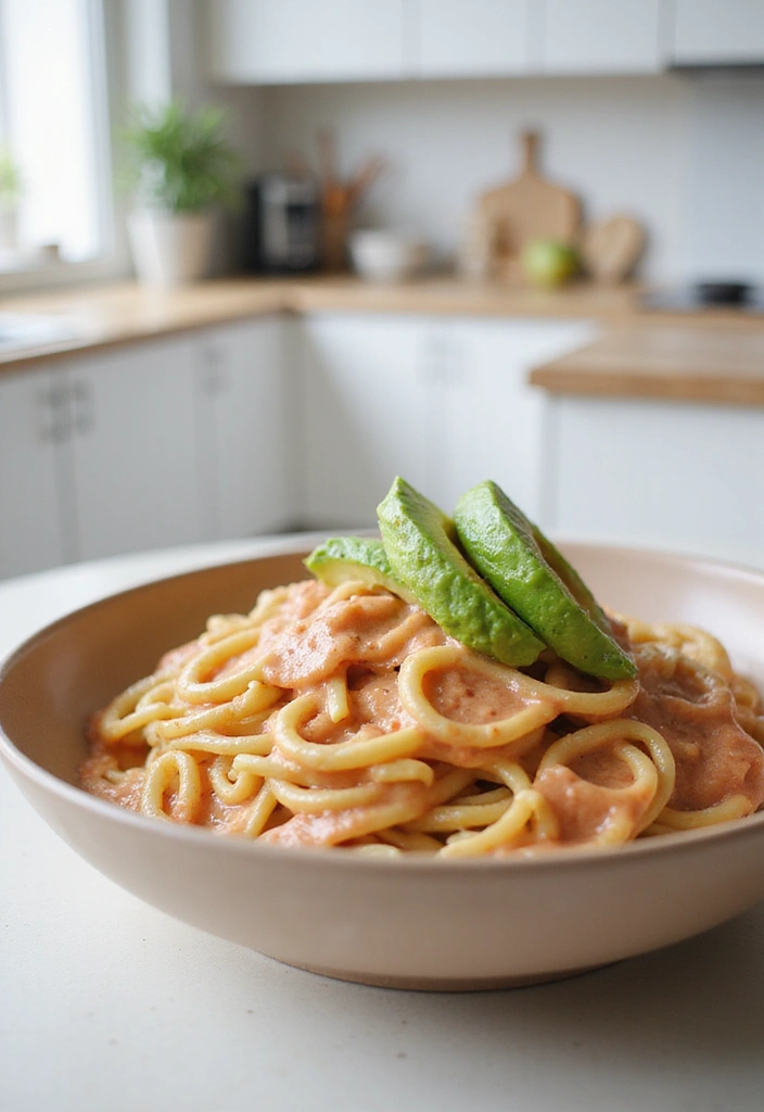 28 Easy Pink Pasta Sauce Recipes for Creamy Date Night Dinners 32 28 Easy Pink Pasta Sauce Recipes for Creamy Date Night Dinners - 6. Avocado Pink Sauce