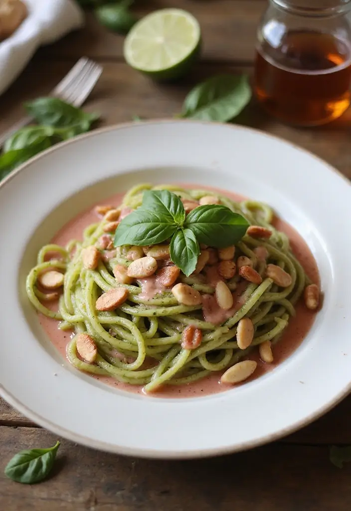 28 Easy Pink Pasta Sauce Recipes for Creamy Date Night Dinners 39 28 Easy Pink Pasta Sauce Recipes for Creamy Date Night Dinners - 7. Pesto Pink Sauce
