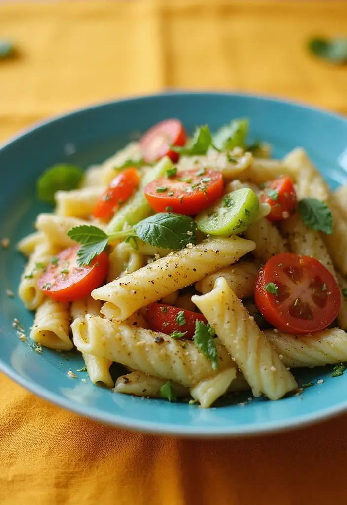 28 Healthy Low Carb Pasta Recipes for Weight Loss Goals 75 28 Healthy Low Carb Pasta Recipes for Weight Loss Goals - 15. Veggie-Packed Low Carb Pasta Salad