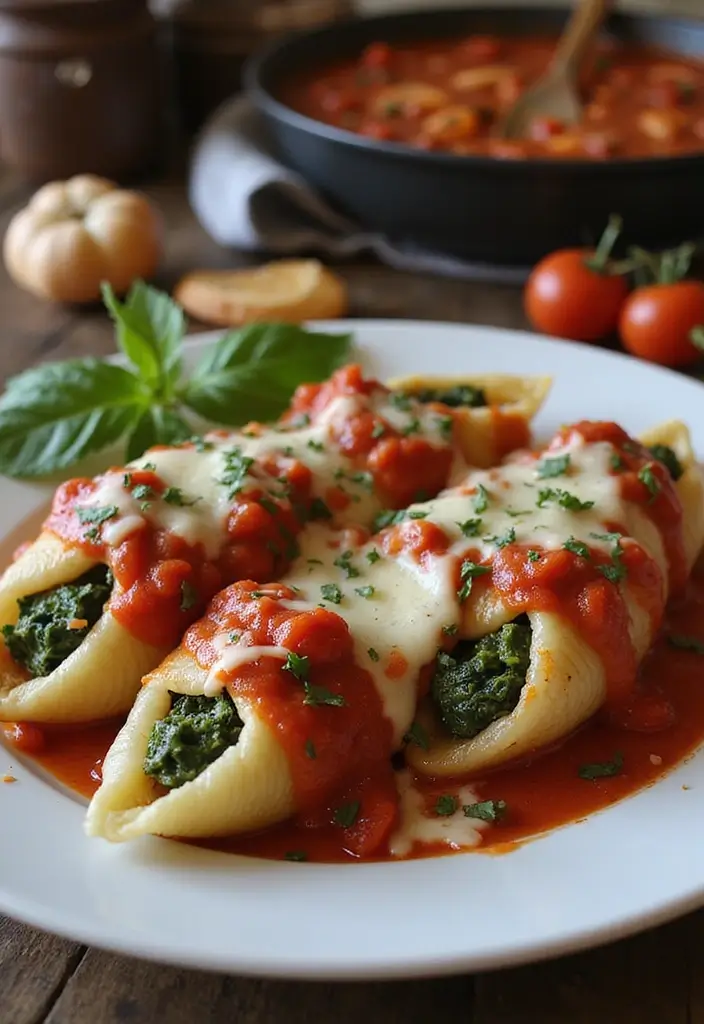 28 Healthy Low Carb Pasta Recipes for Weight Loss Goals 89 28 Healthy Low Carb Pasta Recipes for Weight Loss Goals - 17. Spinach and Cheese Stuffed Shells