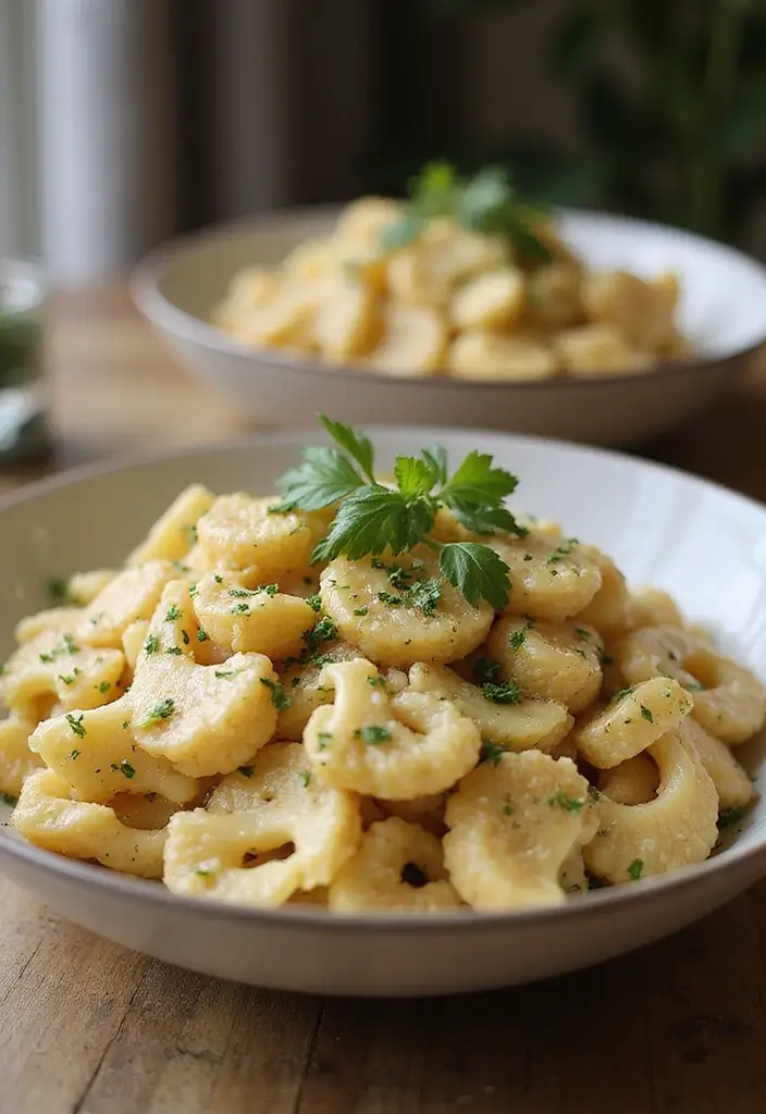 28 Healthy Low Carb Pasta Recipes for Weight Loss Goals 143 28 Healthy Low Carb Pasta Recipes for Weight Loss Goals - 25. Garlic Parmesan Cauliflower Pasta