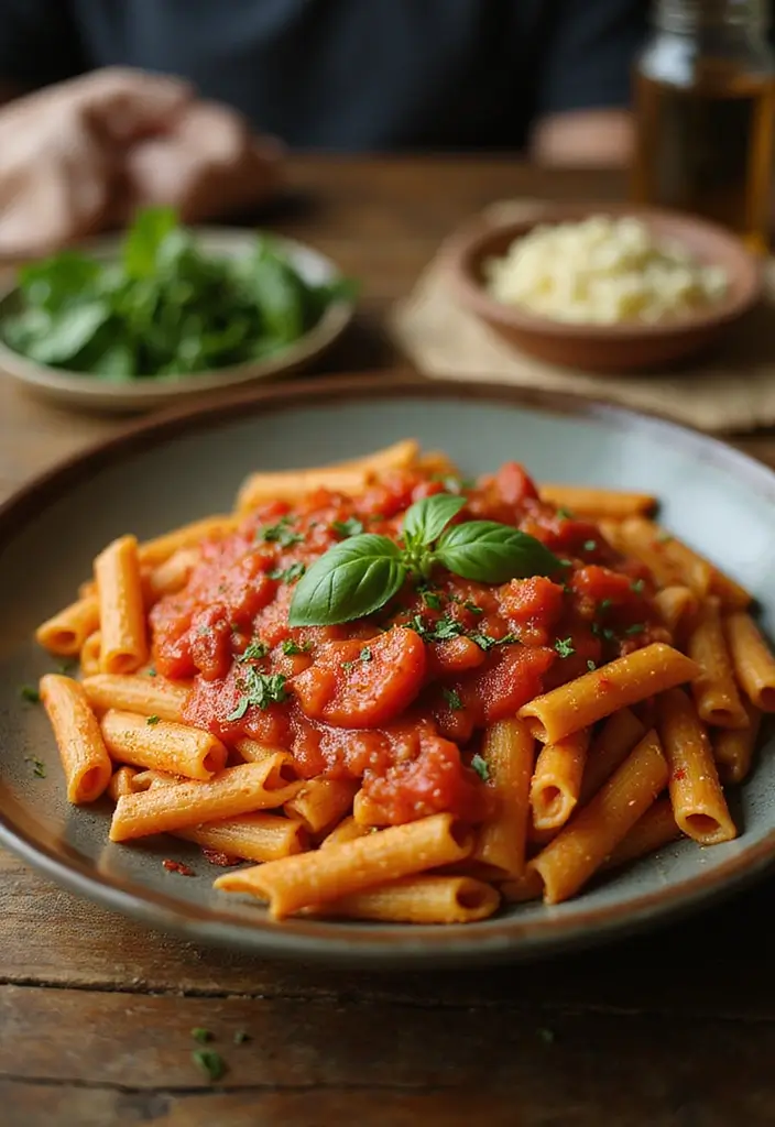 28 Pasta Recipes for a Crowd That Everyone Will Enjoy 180 28 Pasta Recipes for a Crowd That Everyone Will Enjoy - 28. Penne Arrabbiata
