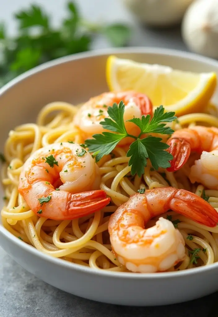 28 Pasta Recipes for a Crowd That Everyone Will Enjoy 39 28 Pasta Recipes for a Crowd That Everyone Will Enjoy - 7. Lemon Garlic Shrimp Pasta