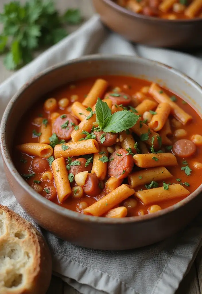 28 Pasta Recipes for a Crowd That Everyone Will Enjoy 53 28 Pasta Recipes for a Crowd That Everyone Will Enjoy - 9. Pasta e Fagioli