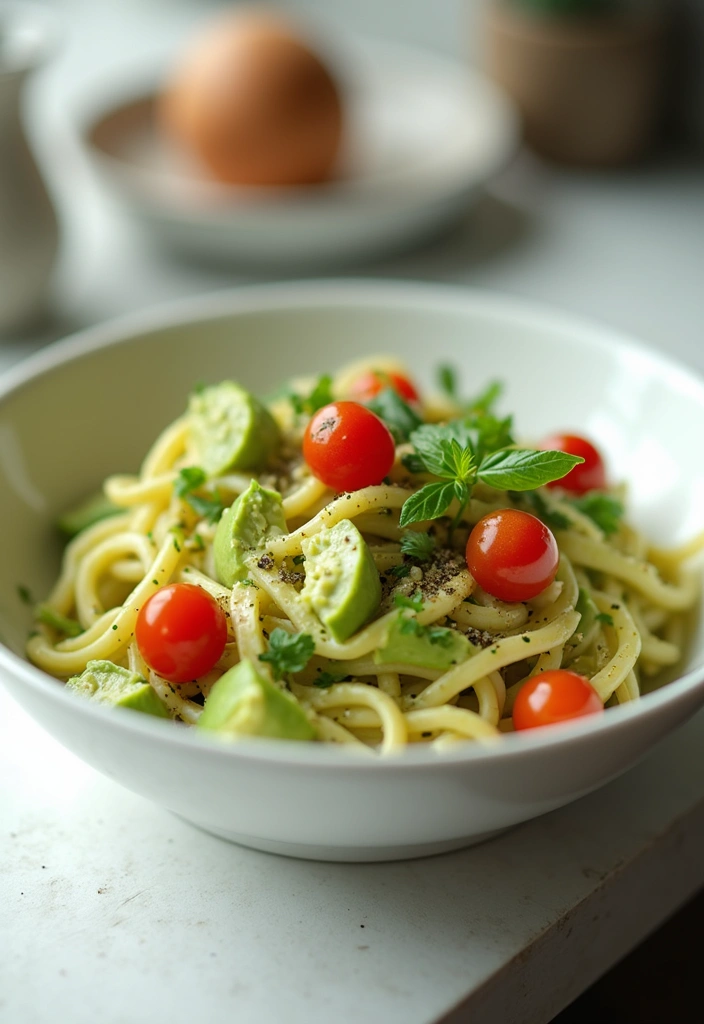 29 Pasta Recipes with Cream Cheese for a Creamy, Rich Taste 83 29 Pasta Recipes with Cream Cheese for a Creamy, Rich Taste - 15. Creamy Avocado Pasta