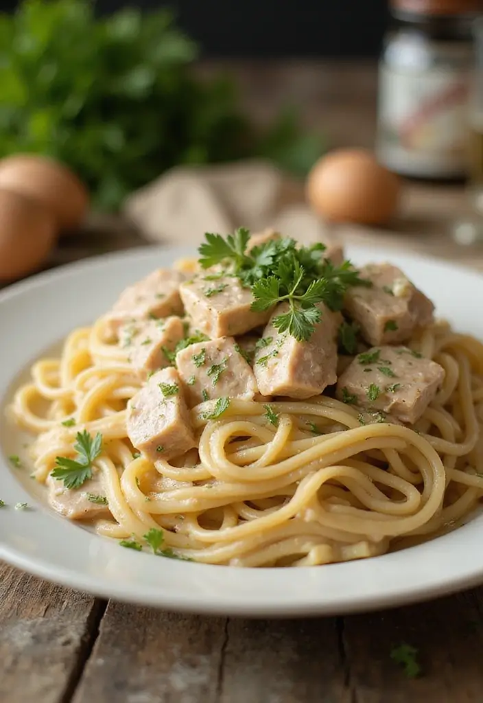 29 Pasta Recipes with Cream Cheese for a Creamy, Rich Taste 90 29 Pasta Recipes with Cream Cheese for a Creamy, Rich Taste - 16. Creamy Tuna Pasta