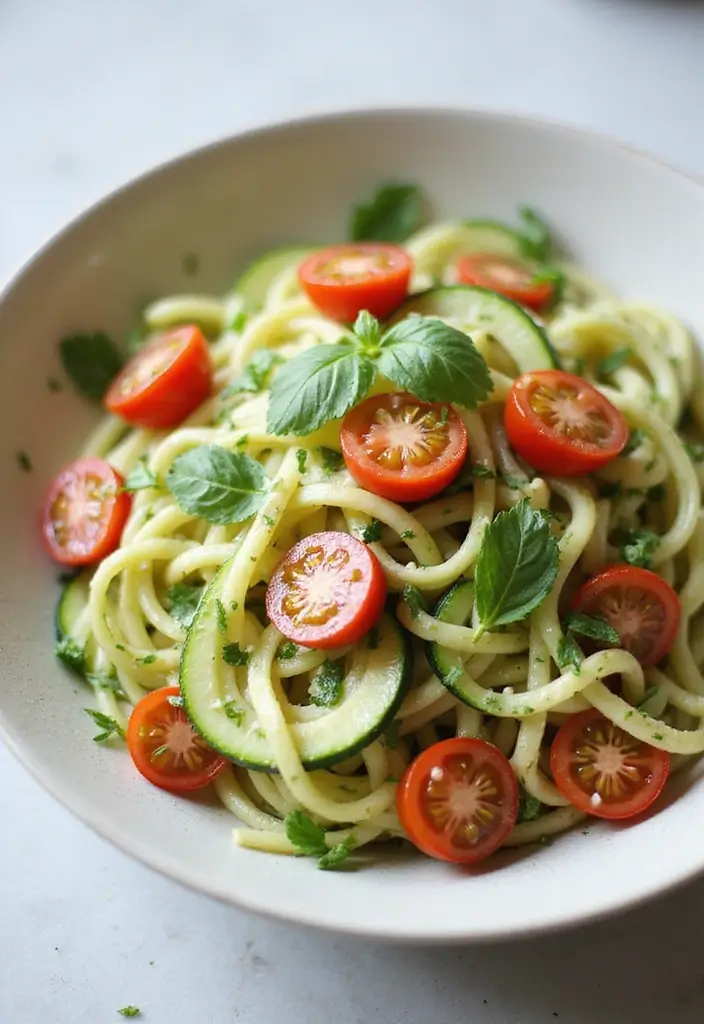 29 Pasta Recipes with Cream Cheese for a Creamy, Rich Taste 125 29 Pasta Recipes with Cream Cheese for a Creamy, Rich Taste - 21. Creamy Zucchini Noodles