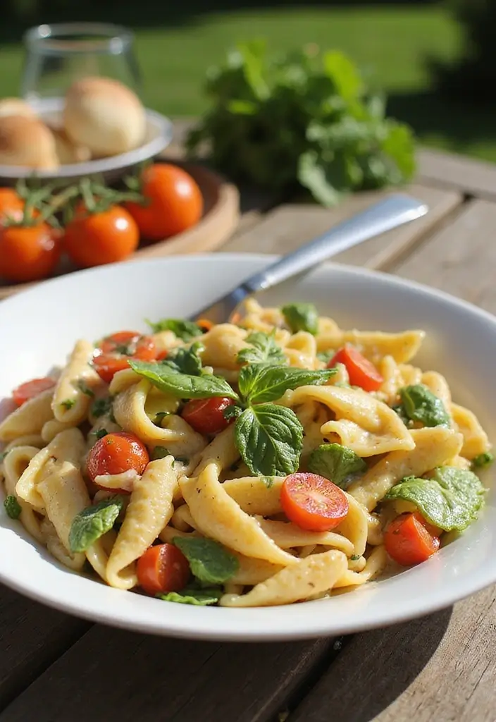 29 Pasta Recipes with Cream Cheese for a Creamy, Rich Taste 153 29 Pasta Recipes with Cream Cheese for a Creamy, Rich Taste - 25. Creamy Spring Veggie Pasta