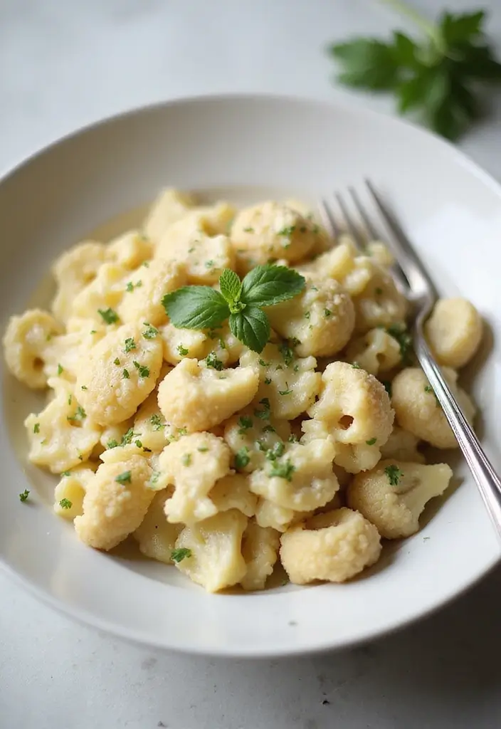 29 Pasta Recipes with Cream Cheese for a Creamy, Rich Taste 167 29 Pasta Recipes with Cream Cheese for a Creamy, Rich Taste - 27. Creamy Cauliflower Pasta