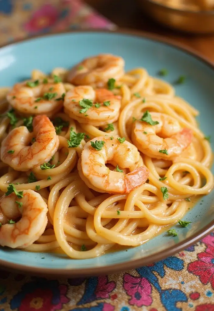 29 Pasta Recipes with Cream Cheese for a Creamy, Rich Taste 25 29 Pasta Recipes with Cream Cheese for a Creamy, Rich Taste - 5. Creamy Cajun Shrimp Pasta