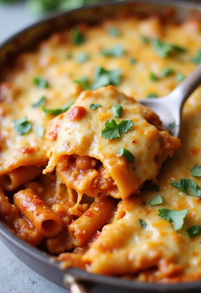 30+ Cheesy Red Sauce Pasta Recipes That Melt in Your Mouth 1 30+ Cheesy Red Sauce Pasta Recipes That Melt in Your Mouth - 1. Creamy Vegan Baked Ziti