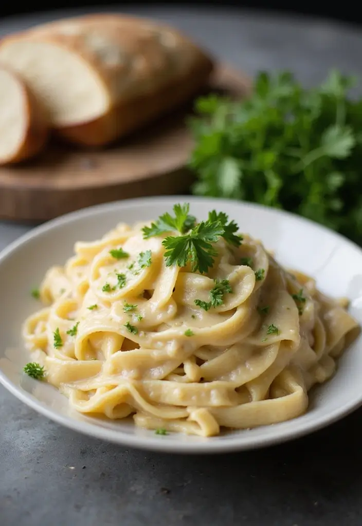 30+ Cheesy Red Sauce Pasta Recipes That Melt in Your Mouth 58 30+ Cheesy Red Sauce Pasta Recipes That Melt in Your Mouth - 12. Vegan Cheesy Fettuccine Alfredo