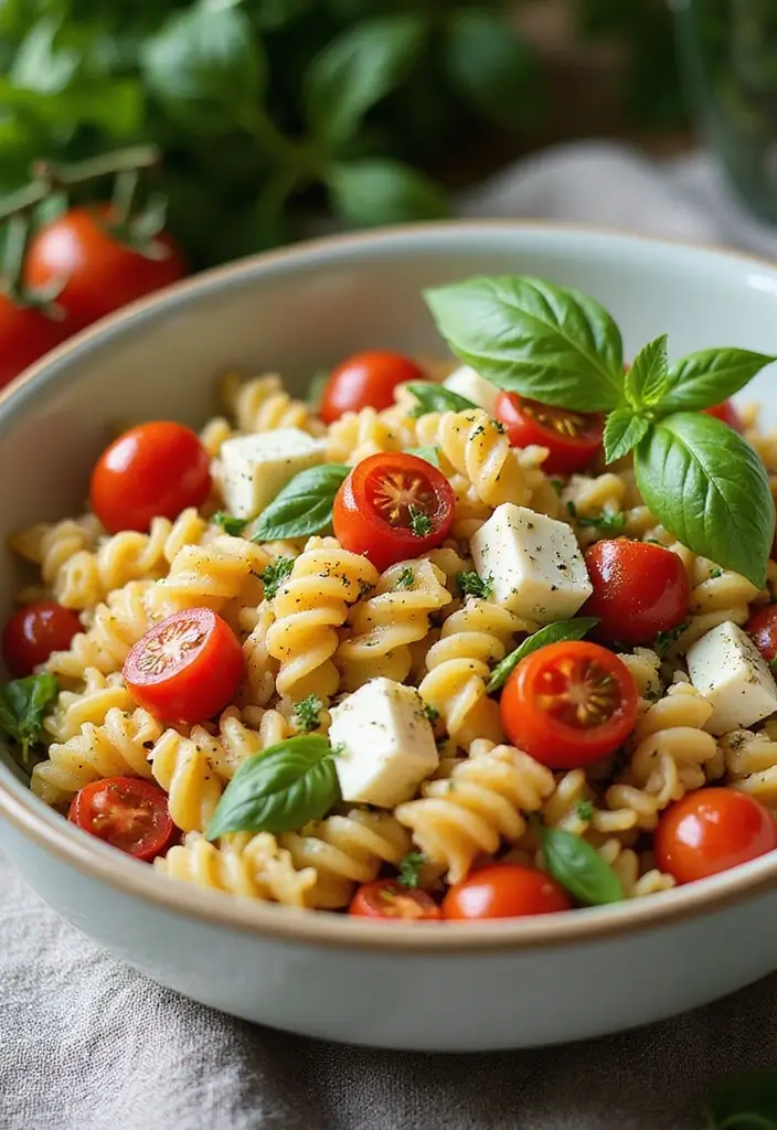 30+ Cheesy Red Sauce Pasta Recipes That Melt in Your Mouth 63 30+ Cheesy Red Sauce Pasta Recipes That Melt in Your Mouth - 13. Vegan Caprese Pasta Salad
