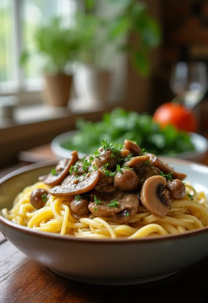 30+ Cheesy Red Sauce Pasta Recipes That Melt in Your Mouth 91 30+ Cheesy Red Sauce Pasta Recipes That Melt in Your Mouth - 17. Vegan Mushroom Stroganoff