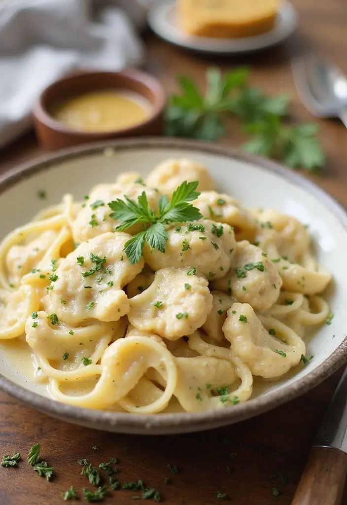 30+ Cheesy Red Sauce Pasta Recipes That Melt in Your Mouth 138 30+ Cheesy Red Sauce Pasta Recipes That Melt in Your Mouth - 24. Vegan Cauliflower Alfredo
