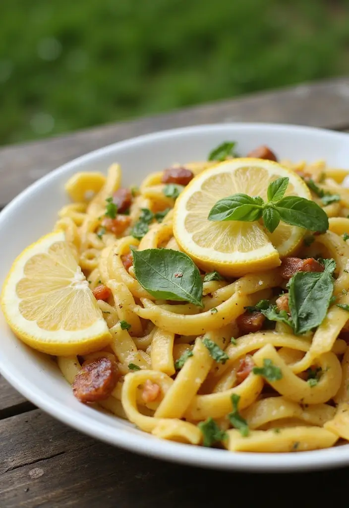 30+ Cheesy Red Sauce Pasta Recipes That Melt in Your Mouth 150 30+ Cheesy Red Sauce Pasta Recipes That Melt in Your Mouth - 26. Vegan Lemon Basil Pasta