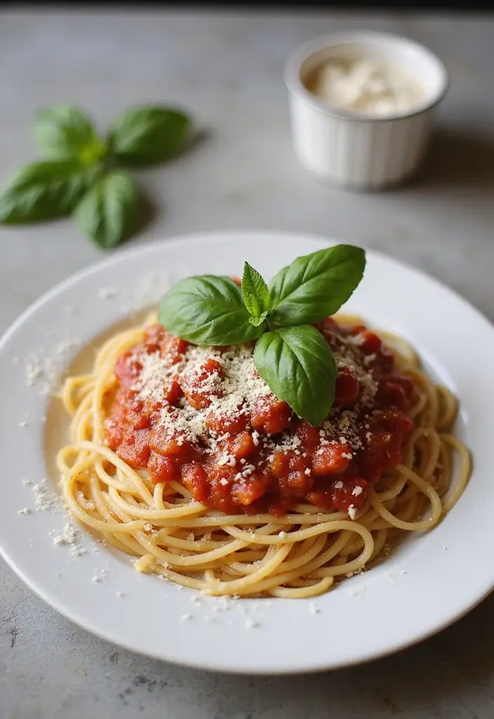 30+ Cheesy Red Sauce Pasta Recipes That Melt in Your Mouth 21 30+ Cheesy Red Sauce Pasta Recipes That Melt in Your Mouth - 5. Vegan Spaghetti and Marinara
