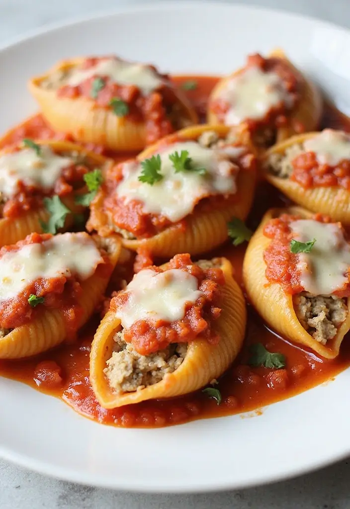 30+ Cheesy Red Sauce Pasta Recipes That Melt in Your Mouth 38 30+ Cheesy Red Sauce Pasta Recipes That Melt in Your Mouth - 8. Vegan Stuffed Shells