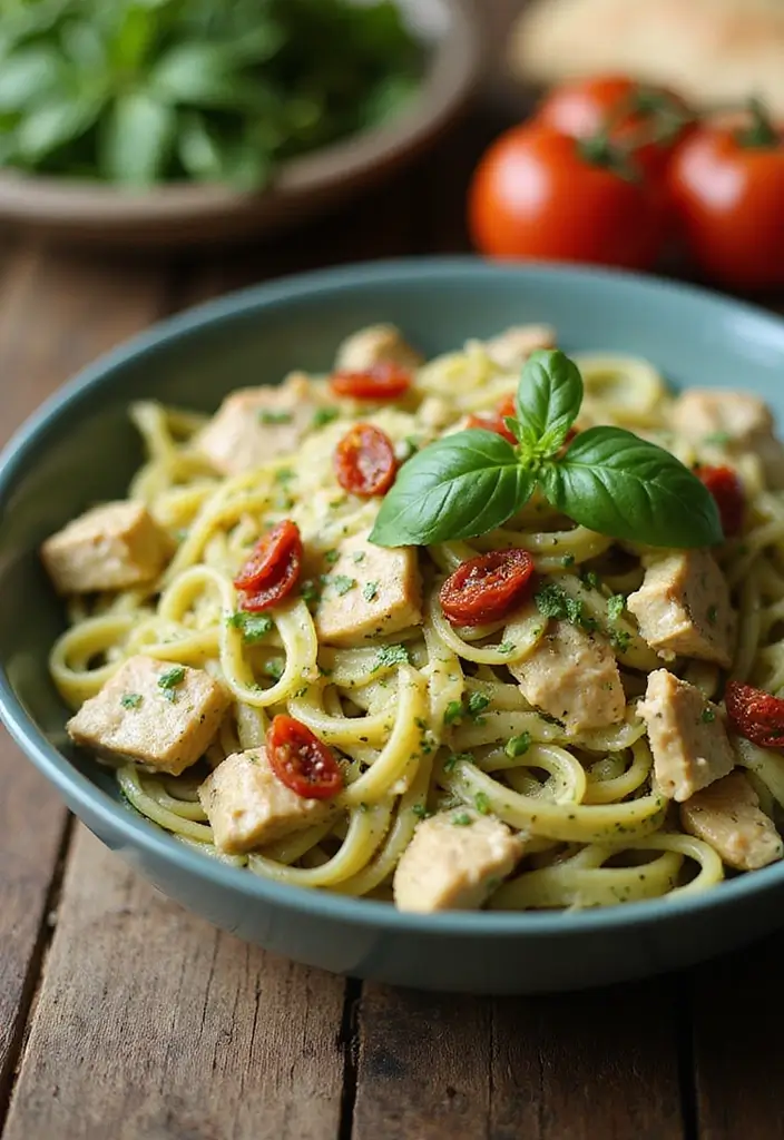 30+ Creamy Pesto Chicken Pasta Recipes Everyone Craves 1 30+ Creamy Pesto Chicken Pasta Recipes Everyone Craves - 1. Classic Creamy Pesto Chicken Pasta