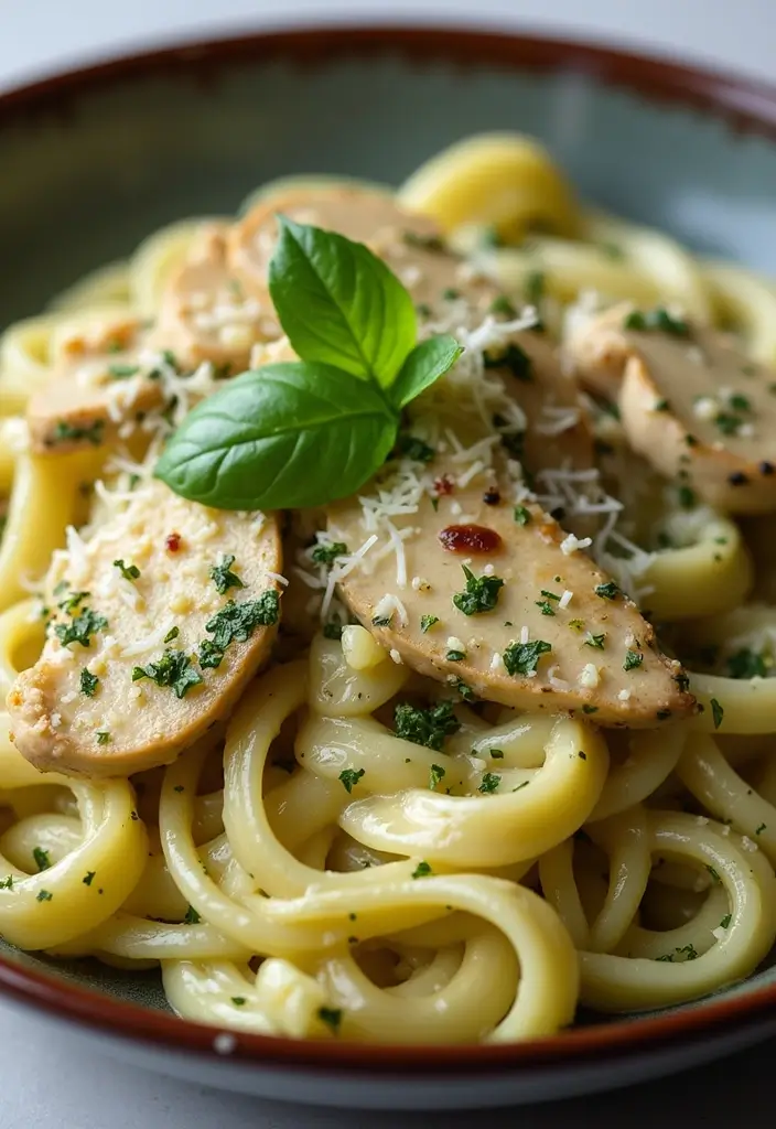 30+ Creamy Pesto Chicken Pasta Recipes Everyone Craves 92 30+ Creamy Pesto Chicken Pasta Recipes Everyone Craves - 18. Creamy Pesto Chicken Alfredo Pasta