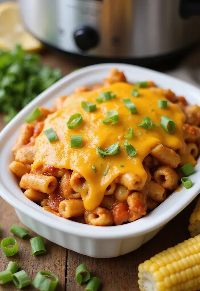 30+ Crock Pot Chicken Pasta Recipes for Effortless Weeknights - 3. BBQ Chicken Pasta Bake