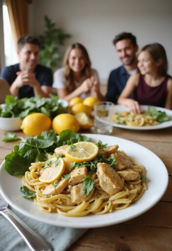 30+ Crock Pot Chicken Pasta Recipes for Effortless Weeknights - 4. Lemon Garlic Chicken Pasta