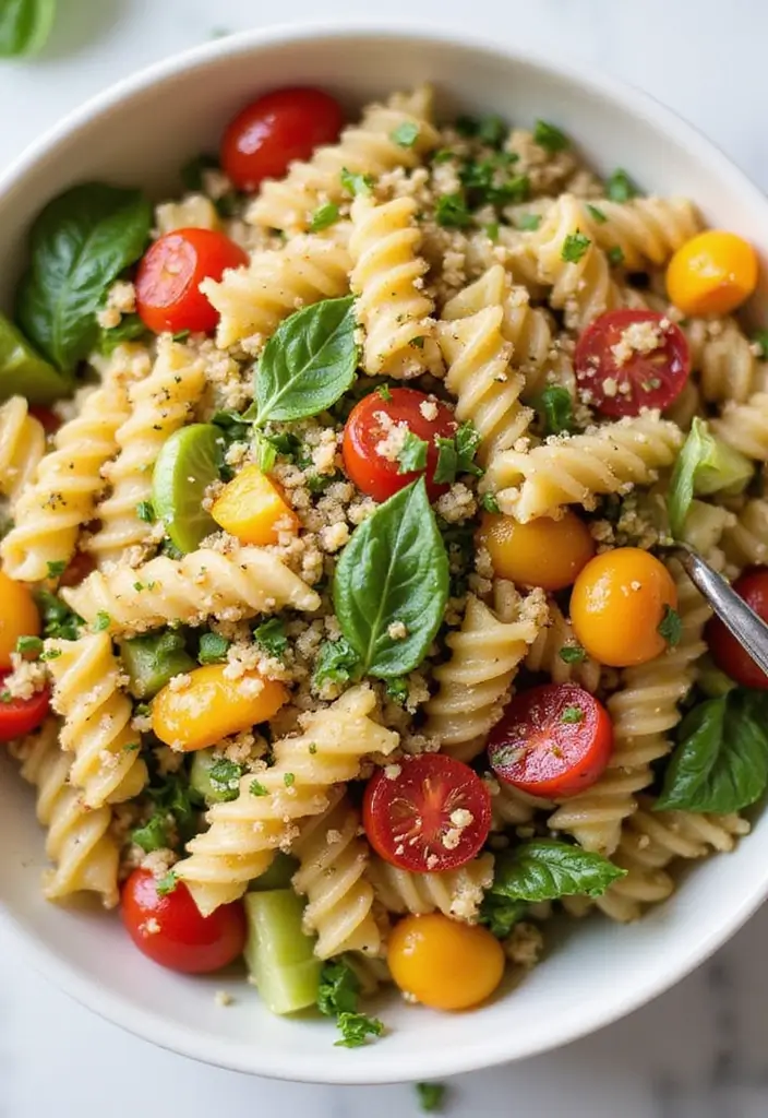 30+ Gluten Free Pasta Salad Recipes for Every Occasion 74 30+ Gluten Free Pasta Salad Recipes for Every Occasion - 12. Quinoa and Pasta Salad