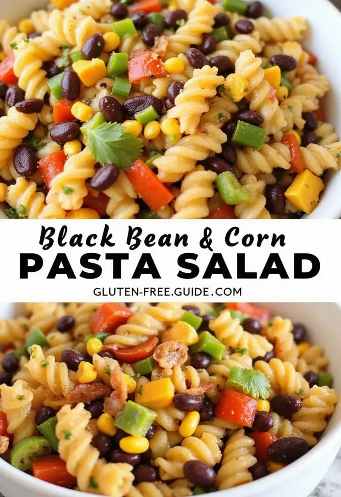 30+ Gluten Free Pasta Salad Recipes for Every Occasion 77 30+ Gluten Free Pasta Salad Recipes for Every Occasion - 13. Black Bean and Corn Pasta Salad