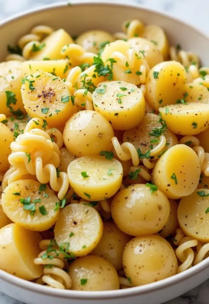 30+ Gluten Free Pasta Salad Recipes for Every Occasion 106 30+ Gluten Free Pasta Salad Recipes for Every Occasion - 18. Potato and Pasta Salad