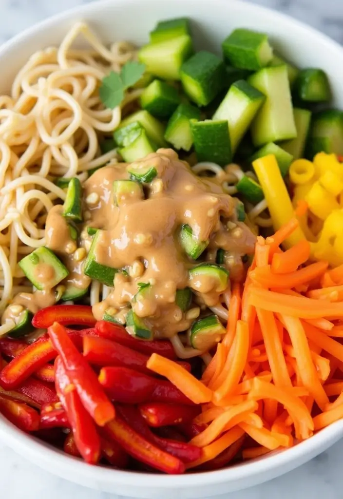 30+ Gluten Free Pasta Salad Recipes for Every Occasion 22 30+ Gluten Free Pasta Salad Recipes for Every Occasion - 4. Thai Peanut Noodle Salad