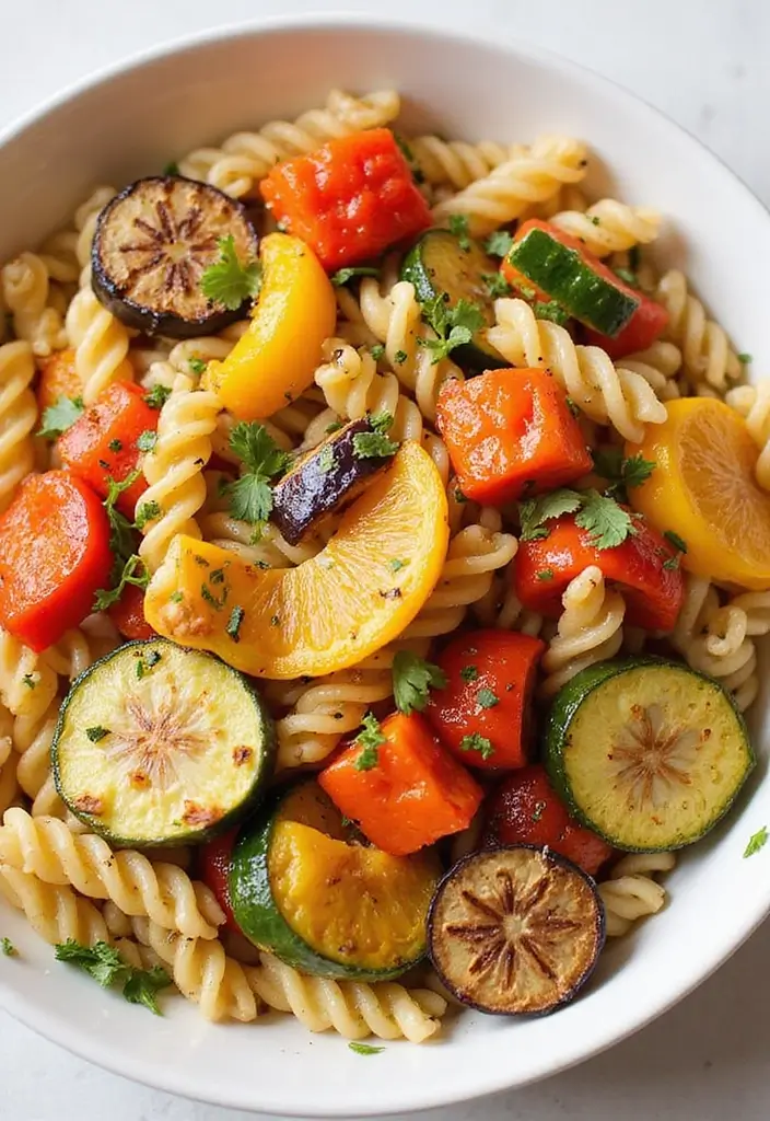 30+ Gluten Free Pasta Salad Recipes for Every Occasion 34 30+ Gluten Free Pasta Salad Recipes for Every Occasion - 6. Roasted Vegetable Pasta Salad