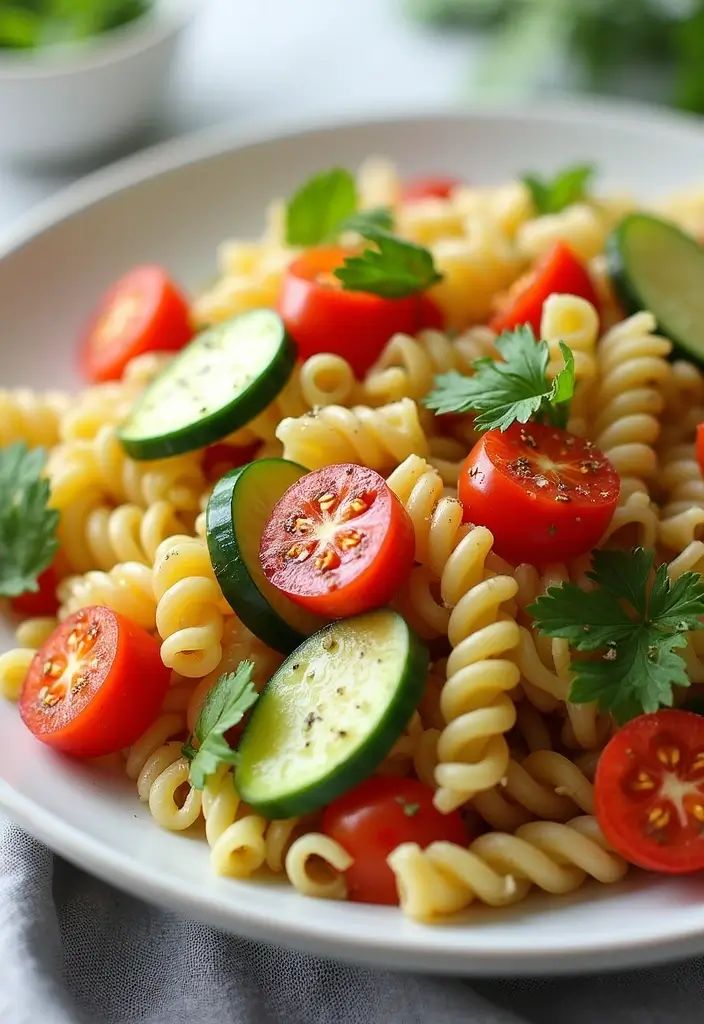 30+ Gluten Free Pasta Salad Recipes for Every Occasion 53 30+ Gluten Free Pasta Salad Recipes for Every Occasion - 9. Summer Veggie Pasta Salad