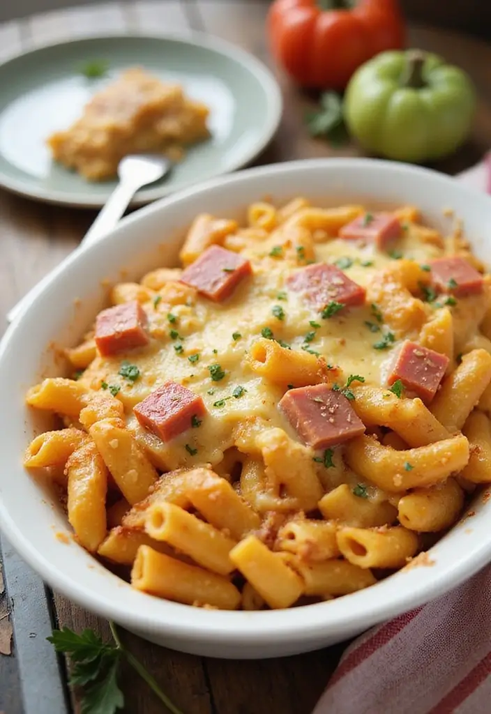30+ Ham and Pasta Casserole Recipes for Cozy Family Nights 195 30+ Ham and Pasta Casserole Recipes for Cozy Family Nights - 29. Quick Ham and Pasta Bake