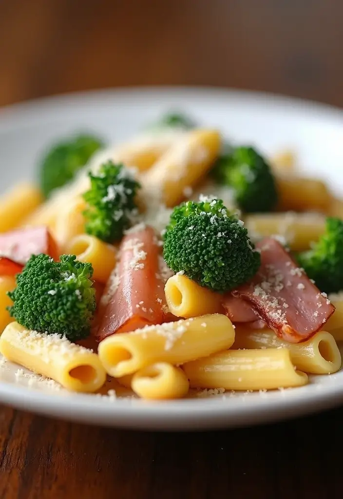 30+ Ham and Pasta Casserole Recipes for Cozy Family Nights 29 30+ Ham and Pasta Casserole Recipes for Cozy Family Nights - 5. Penne Pasta with Ham and Broccoli