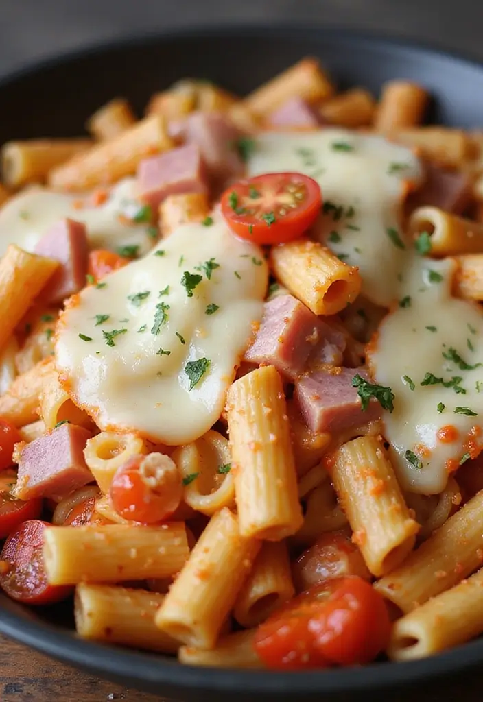 30+ Ham and Pasta Casserole Recipes for Cozy Family Nights 36 30+ Ham and Pasta Casserole Recipes for Cozy Family Nights - 6. Pasta Casserole with Ham and Tomatoes