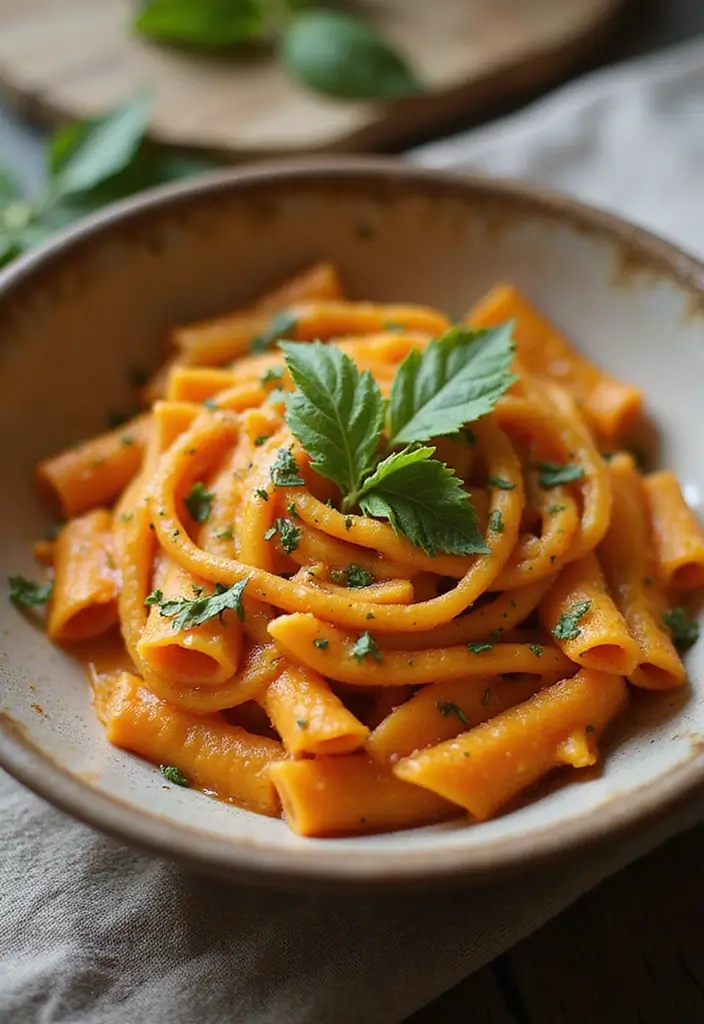 30+ Heavy Cream Dinner Pasta Recipes That Taste Restaurant-Quality 106 30+ Heavy Cream Dinner Pasta Recipes That Taste Restaurant-Quality - 18. Sweet Potato Cream Pasta