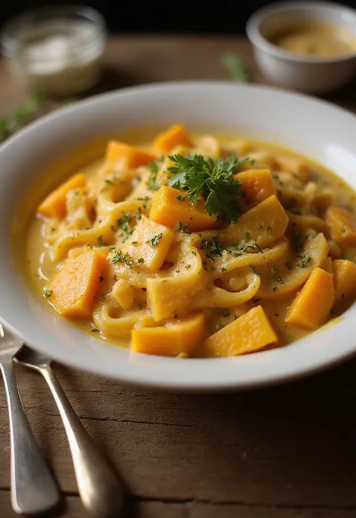 30+ Heavy Cream Dinner Pasta Recipes That Taste Restaurant-Quality 118 30+ Heavy Cream Dinner Pasta Recipes That Taste Restaurant-Quality - 20. Butternut Squash Cream Pasta
