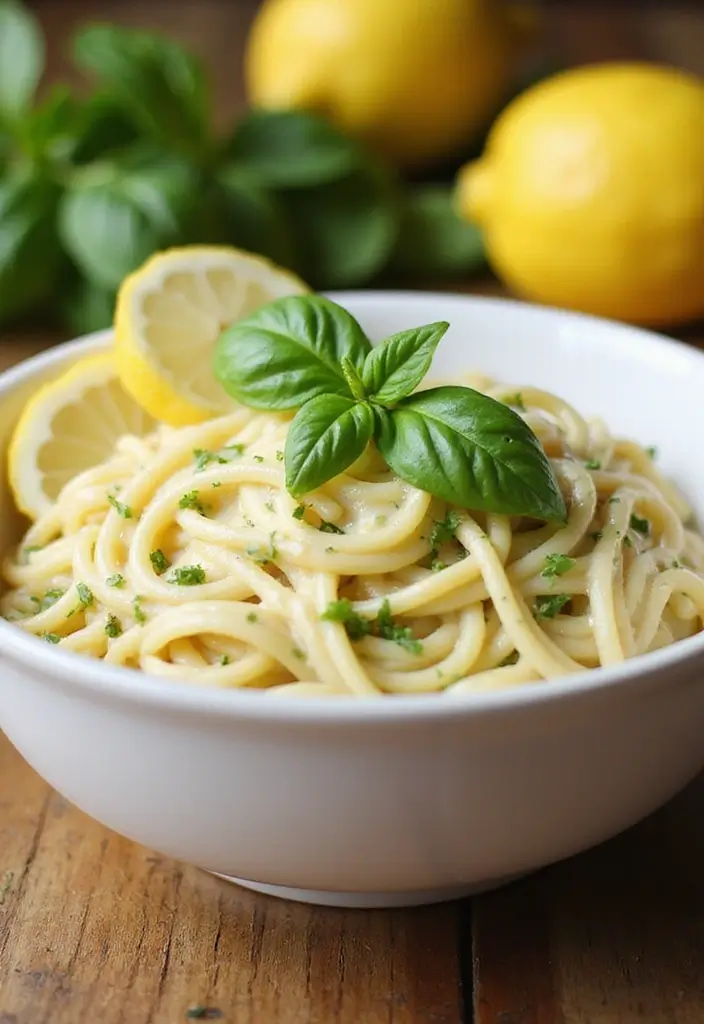 30+ Heavy Cream Dinner Pasta Recipes That Taste Restaurant-Quality 46 30+ Heavy Cream Dinner Pasta Recipes That Taste Restaurant-Quality - 8. Lemon Herb Cream Pasta