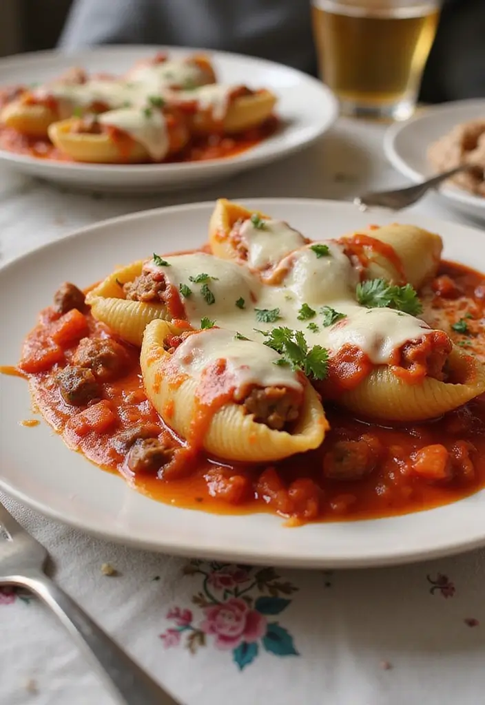 30+ Hot Italian Sausage Pasta Recipes for Bold Flavors - 14. Italian Sausage Stuffed Shells