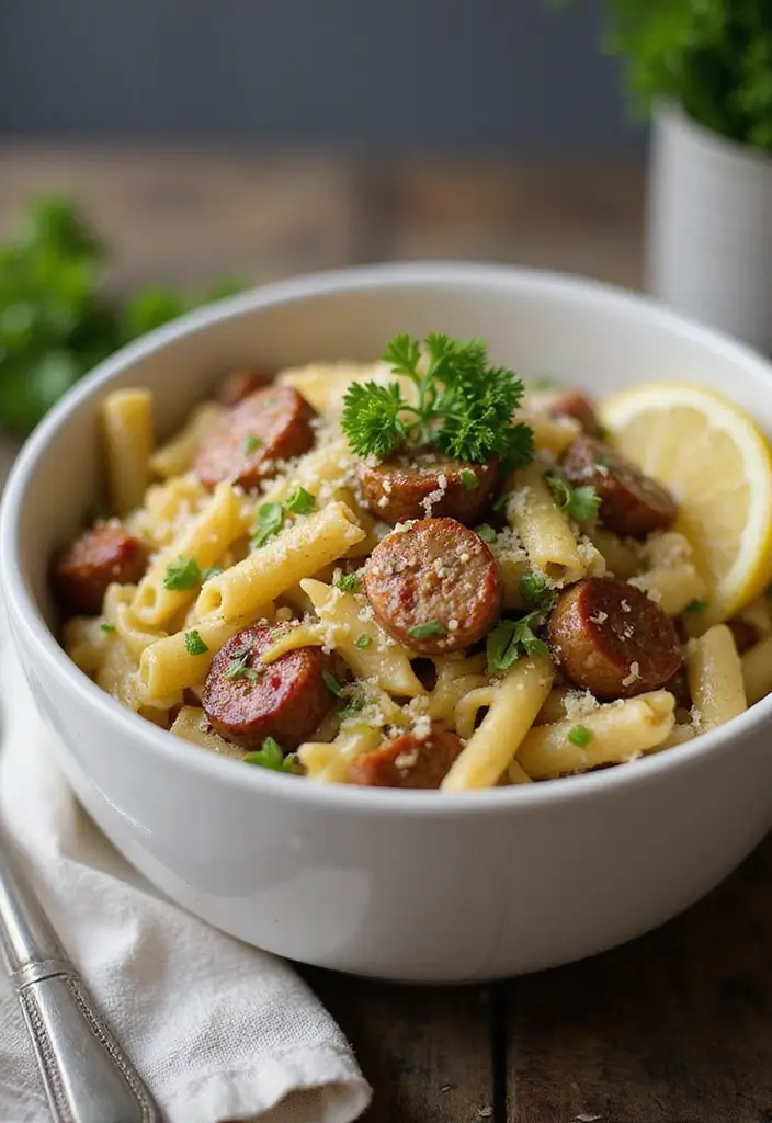 30+ Hot Italian Sausage Pasta Recipes for Bold Flavors - 16. Italian Sausage and Artichoke Pasta