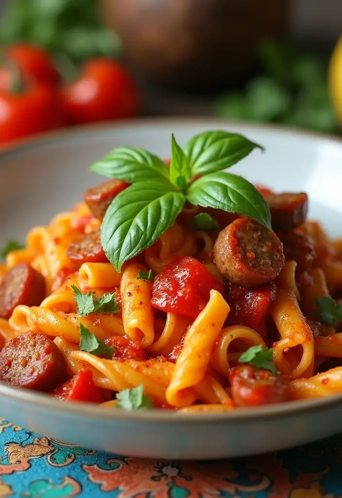 30+ Hot Italian Sausage Pasta Recipes for Bold Flavors - 26. Spicy Italian Sausage and Bell Pepper Pasta