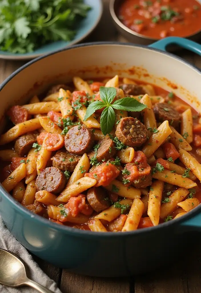 30+ Hot Italian Sausage Pasta Recipes for Bold Flavors - 3. One-Pot Italian Sausage Pasta