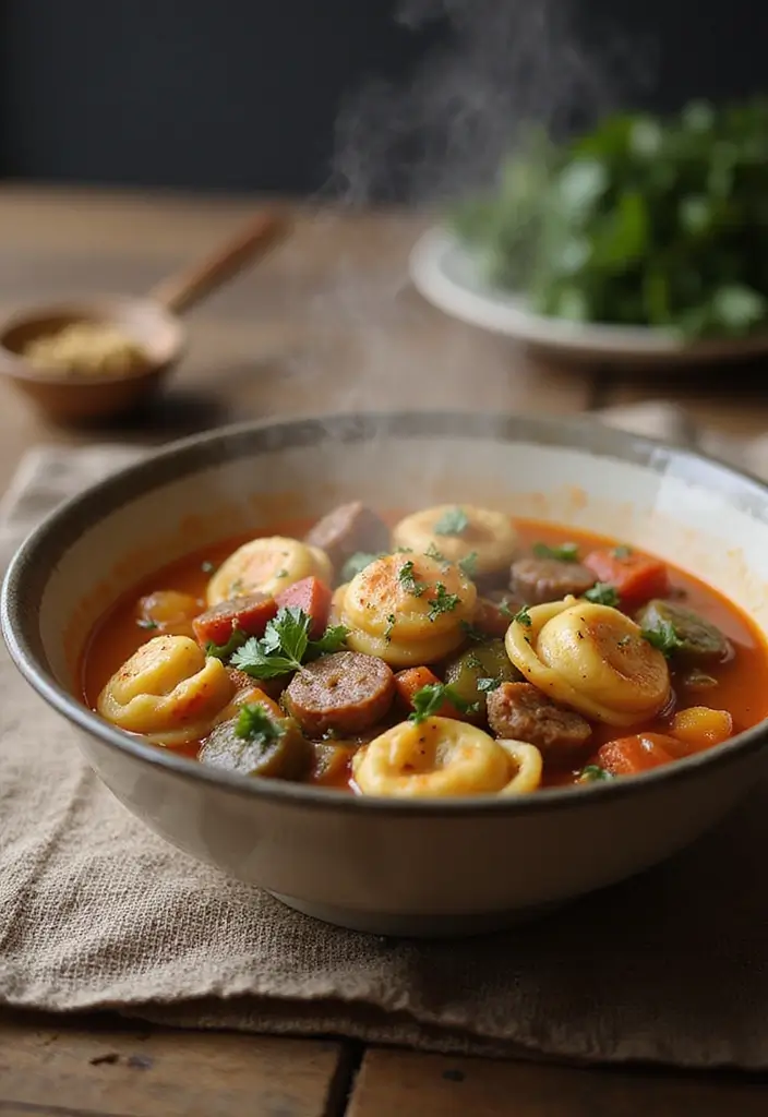 30+ Hot Italian Sausage Pasta Recipes for Bold Flavors - 7. Hot Italian Sausage Tortellini Soup