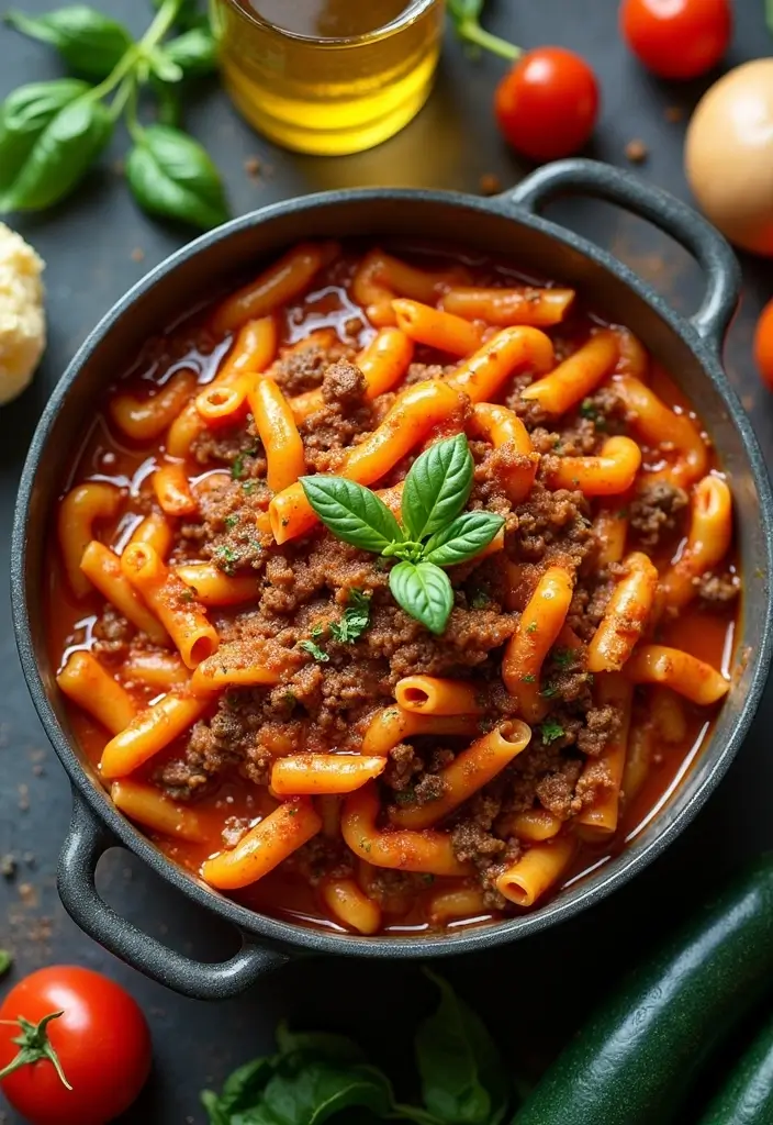 30+ One Pan Pasta Recipes with Ground Beef for Effortless Meals 135 30+ One Pan Pasta Recipes with Ground Beef for Effortless Meals - 25. One-Pot Beef Ragu Pasta