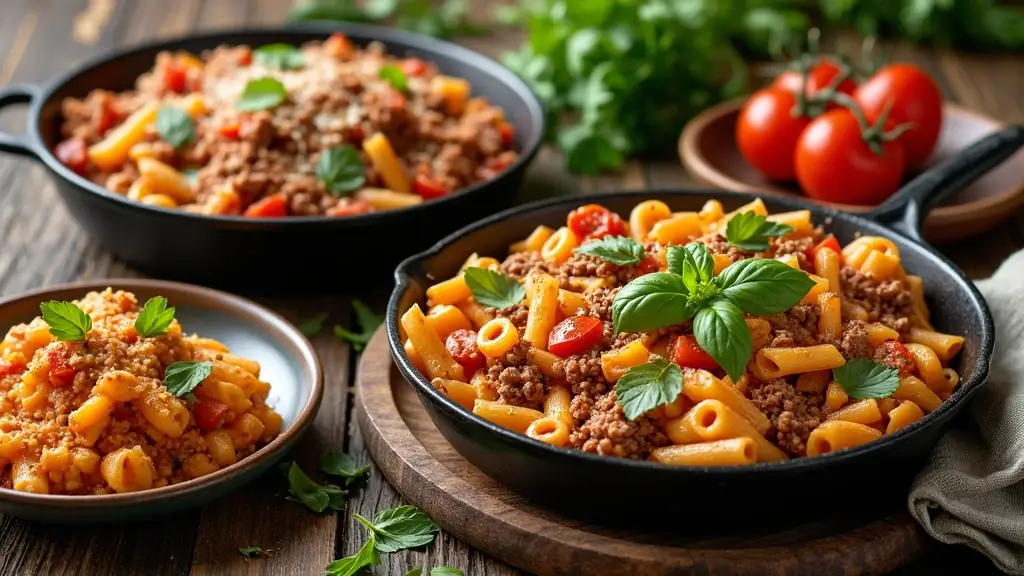 30+ One Pan Pasta Recipes with Ground Beef for Effortless Meals