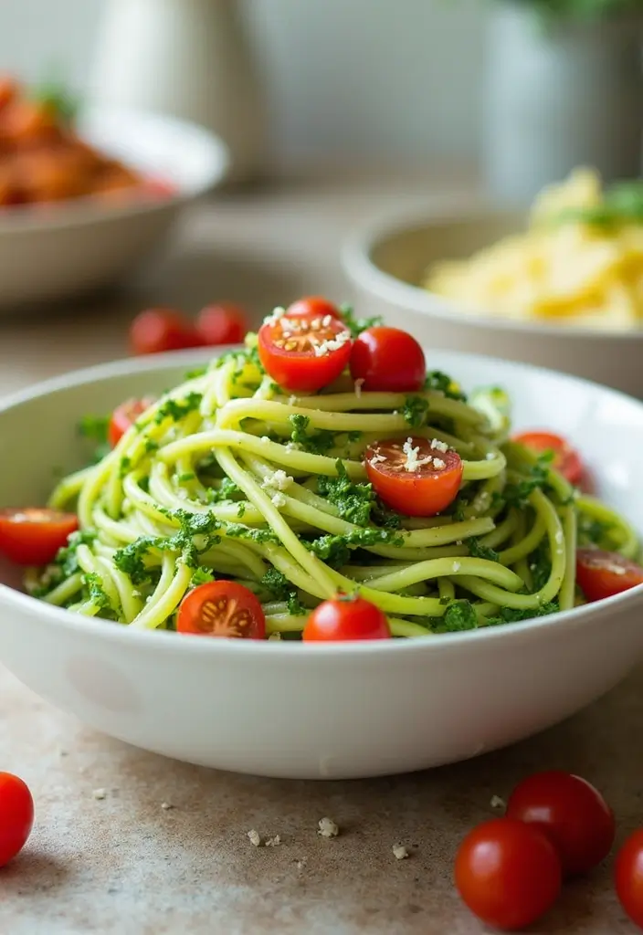 30+ Pasta Recipes for Pregnant Women That Are Nutritious and Safe 36 30+ Pasta Recipes for Pregnant Women That Are Nutritious and Safe - 12. Zucchini Noodles with Pesto