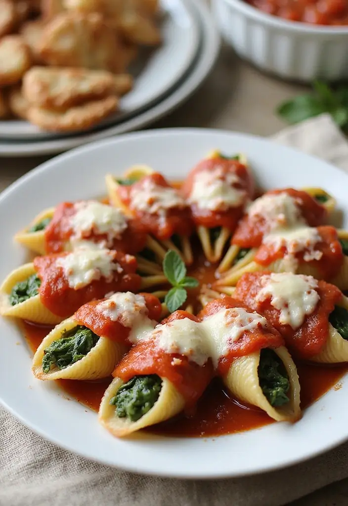 30+ Pasta Recipes for Pregnant Women That Are Nutritious and Safe 43 30+ Pasta Recipes for Pregnant Women That Are Nutritious and Safe - 13. Spinach and Feta Stuffed Shells