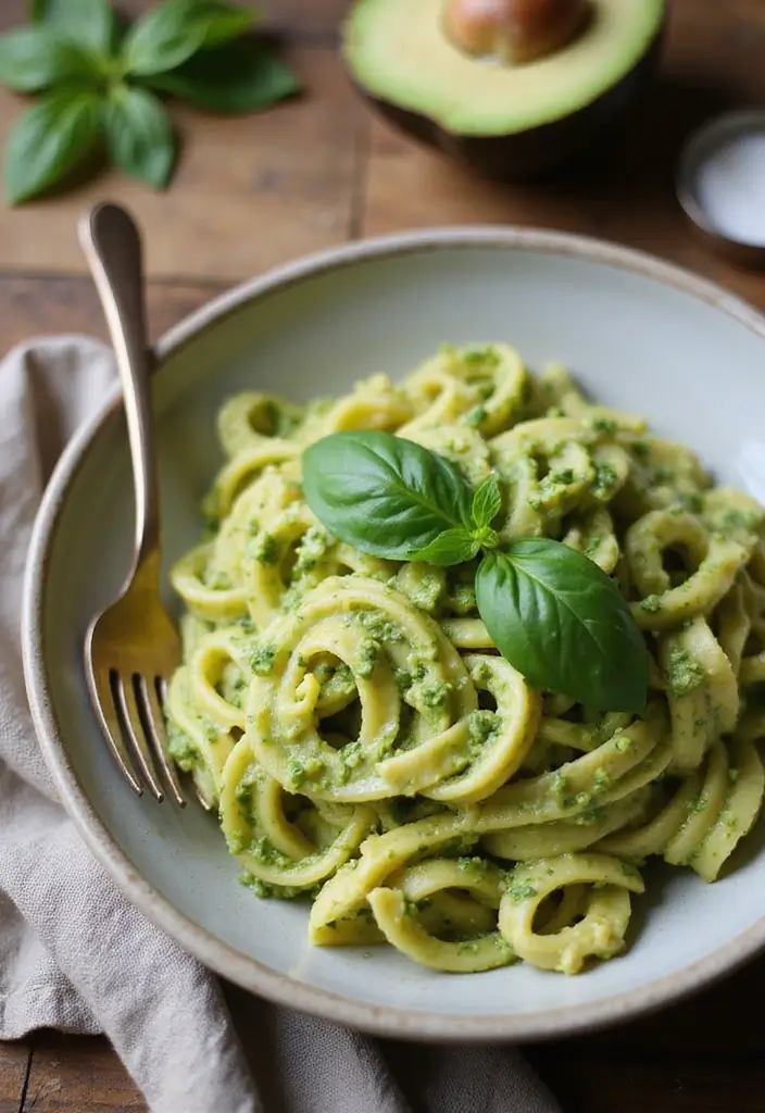 30+ Pasta Recipes for Pregnant Women That Are Nutritious and Safe 4 30+ Pasta Recipes for Pregnant Women That Are Nutritious and Safe - 2. Creamy Avocado Pesto Pasta