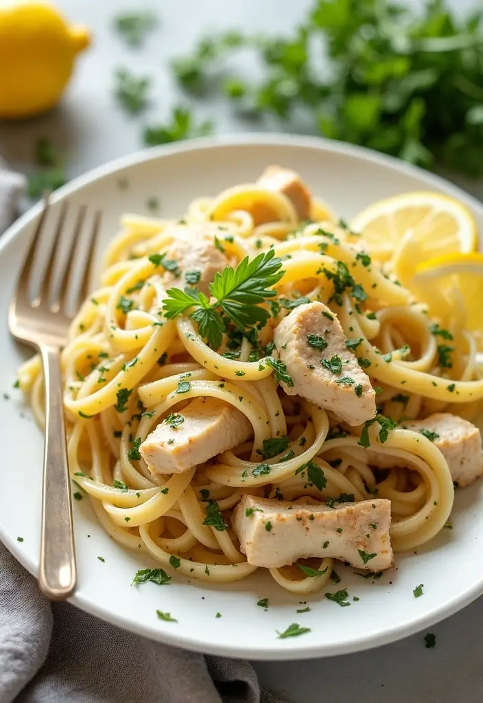 30+ Pasta Recipes for Pregnant Women That Are Nutritious and Safe 70 30+ Pasta Recipes for Pregnant Women That Are Nutritious and Safe - 24. Lemon Herb Chicken Pasta